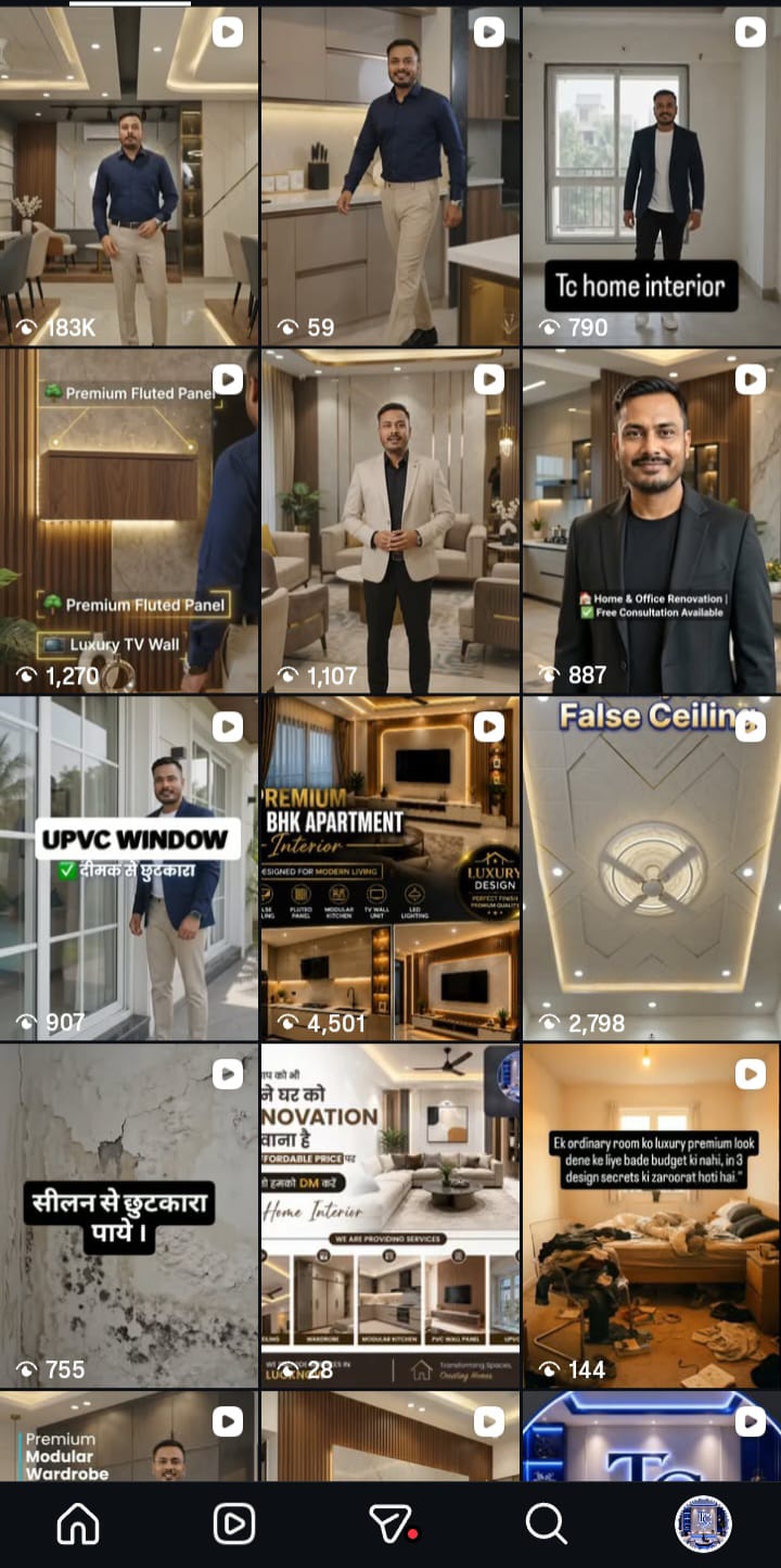 TC Home Interior – Social Media Content