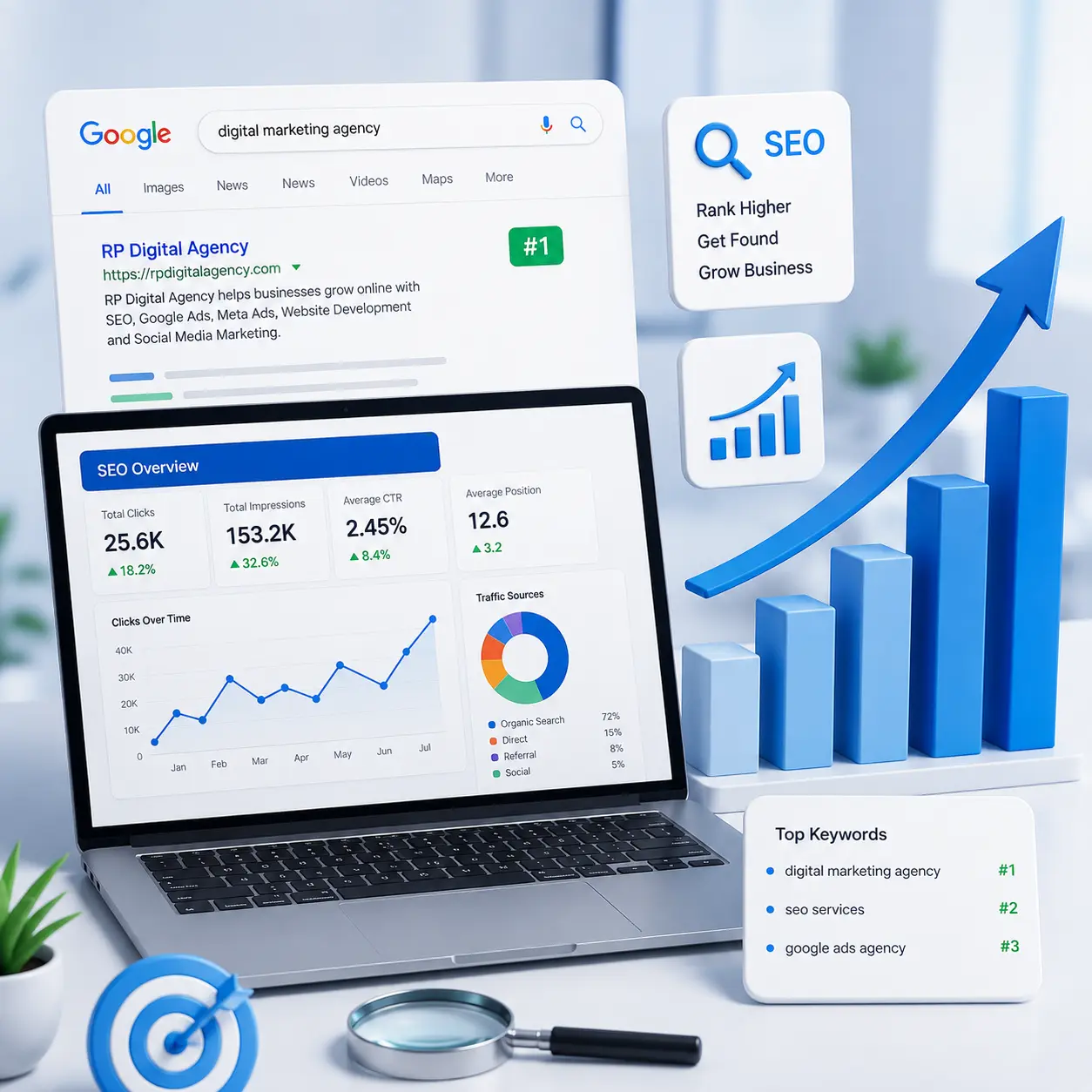 digital marketing. seo. meta